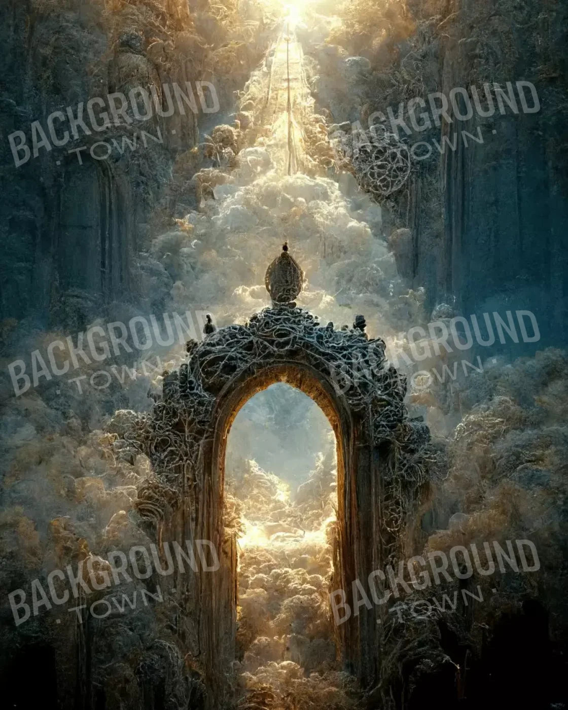 The Gate 4’X5’ Rubbermat Floor (48 X 60 Inch) Backdrop