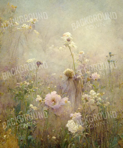 Beige Floral Backdrop for Photography