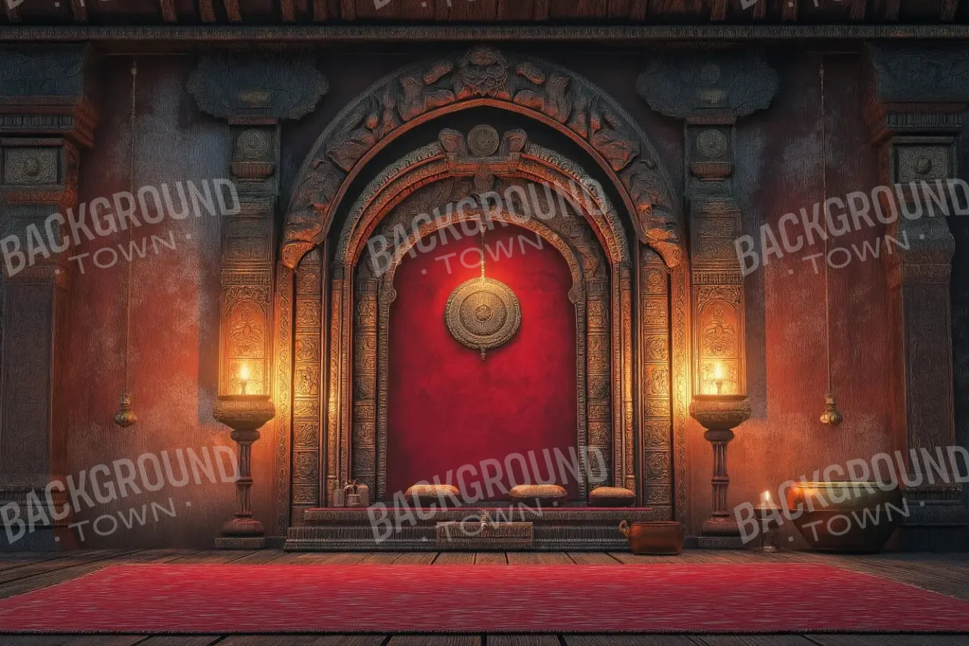 The Mongol Empire 12’x8’ UltraCloth (144 x 96 inch) Backdrop