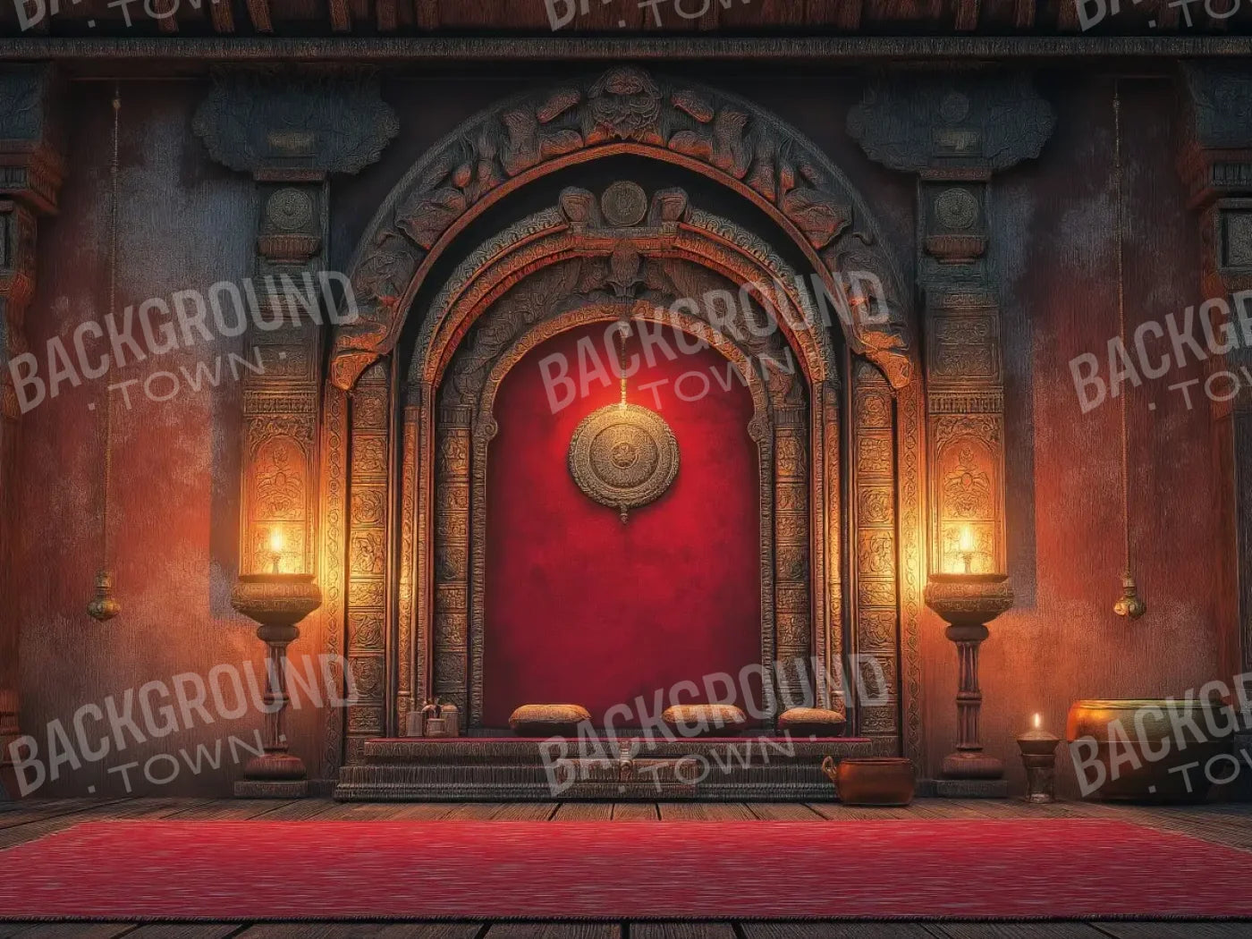 The Mongol Empire 6’8x5’ Fleece (80 x 60 inch) Backdrop