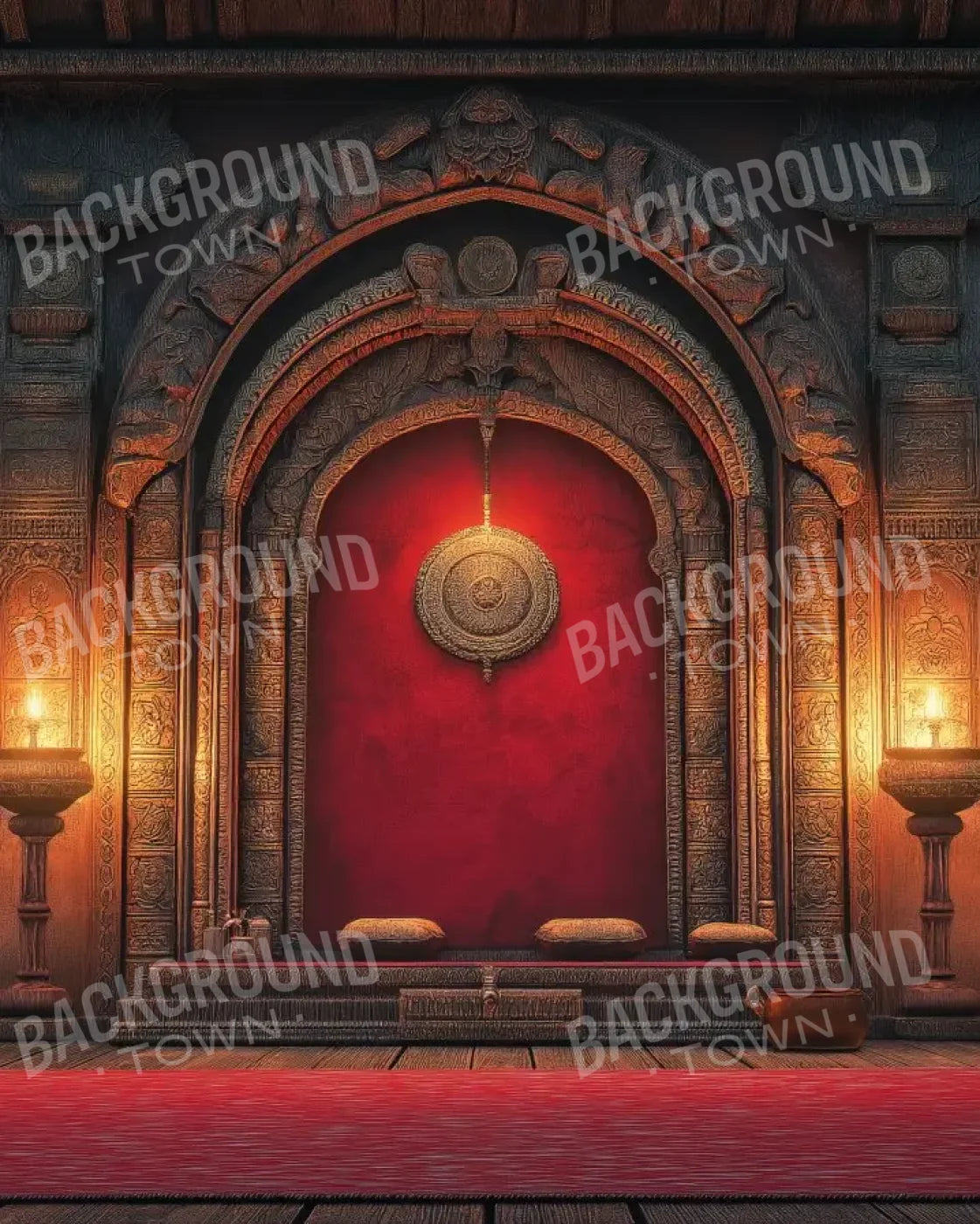 The Mongol Empire 8’x10’ Fleece (96 x 120 inch) Backdrop