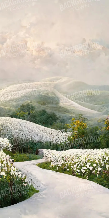 The Pathway In White 10X20 Ultracloth ( 120 X 240 Inch ) Backdrop