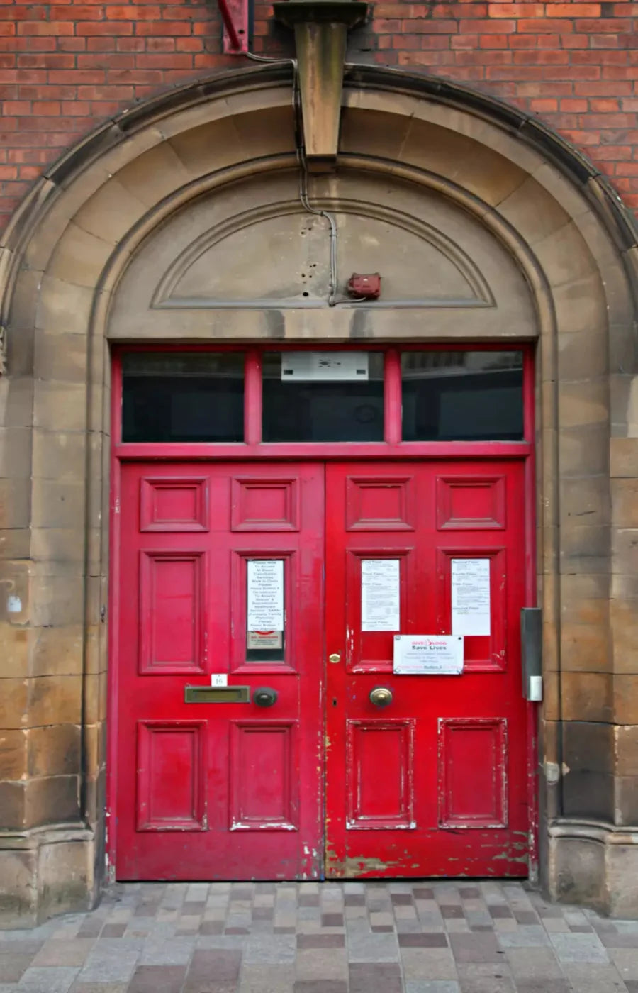 The Red Door 8X12 Ultracloth ( 96 X 144 Inch ) Backdrop