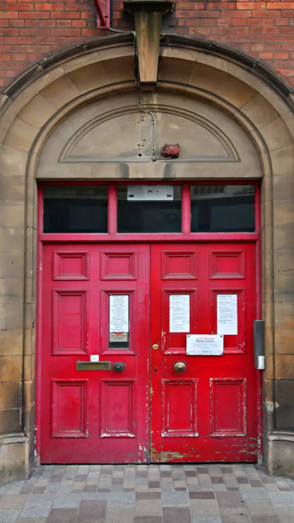 The Red Door 8X14 Ultracloth ( 96 X 168 Inch ) Backdrop