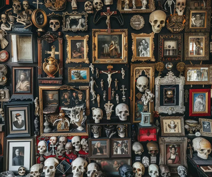 The Skeleton Photo Room 5’X4’2 Fleece (60 X 50 Inch) Backdrop