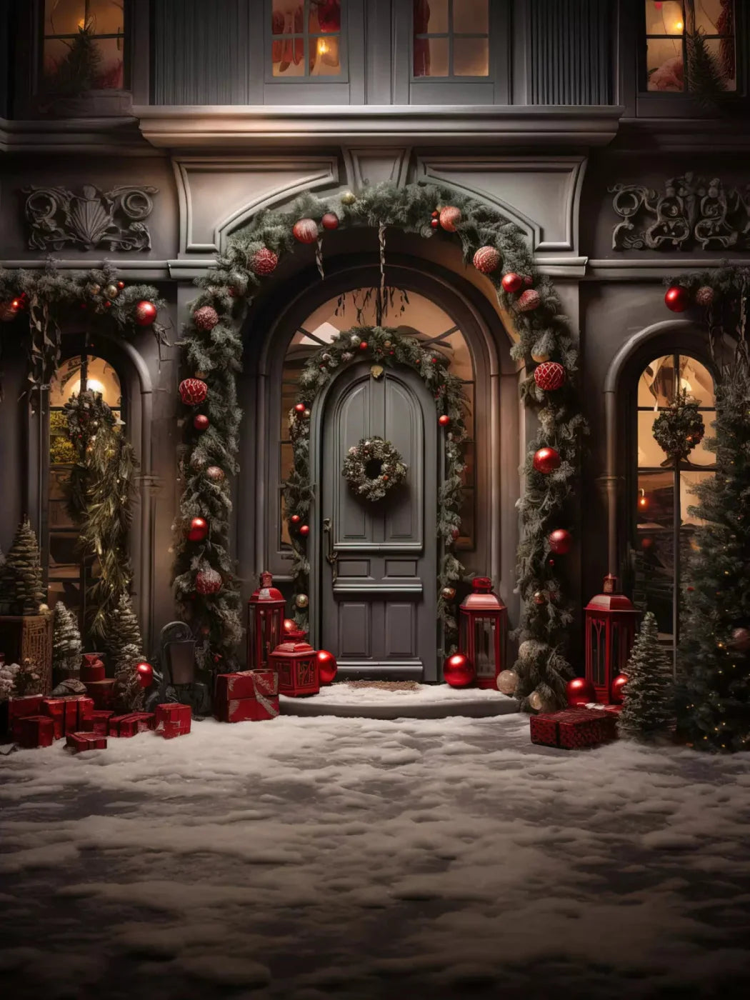 Tidings Of Joy 5X7 Ultracloth ( 60 X 84 Inch ) Backdrop