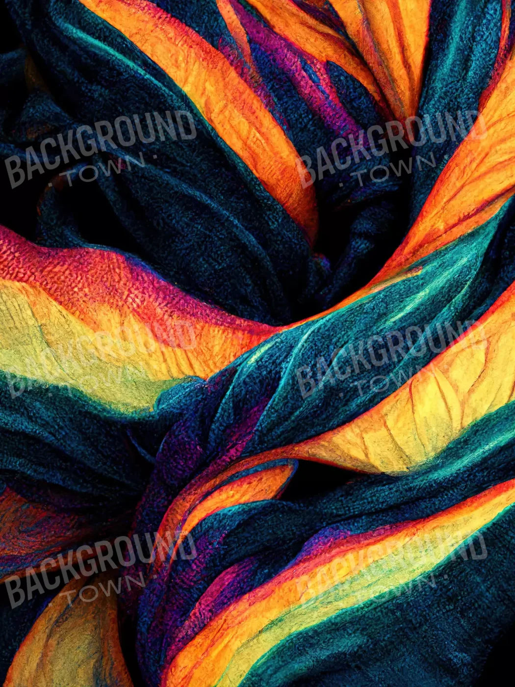 Tie Dye Pride 2 5X68 Fleece ( 60 X 80 Inch ) Backdrop