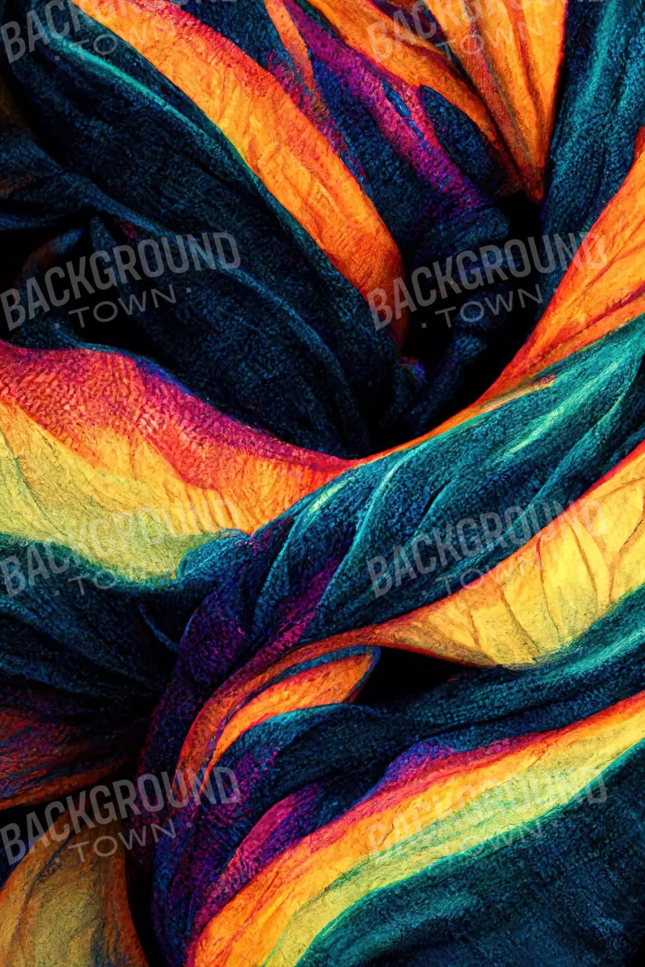 Tie Dye Pride 2 5X8 Ultracloth ( 60 X 96 Inch ) Backdrop
