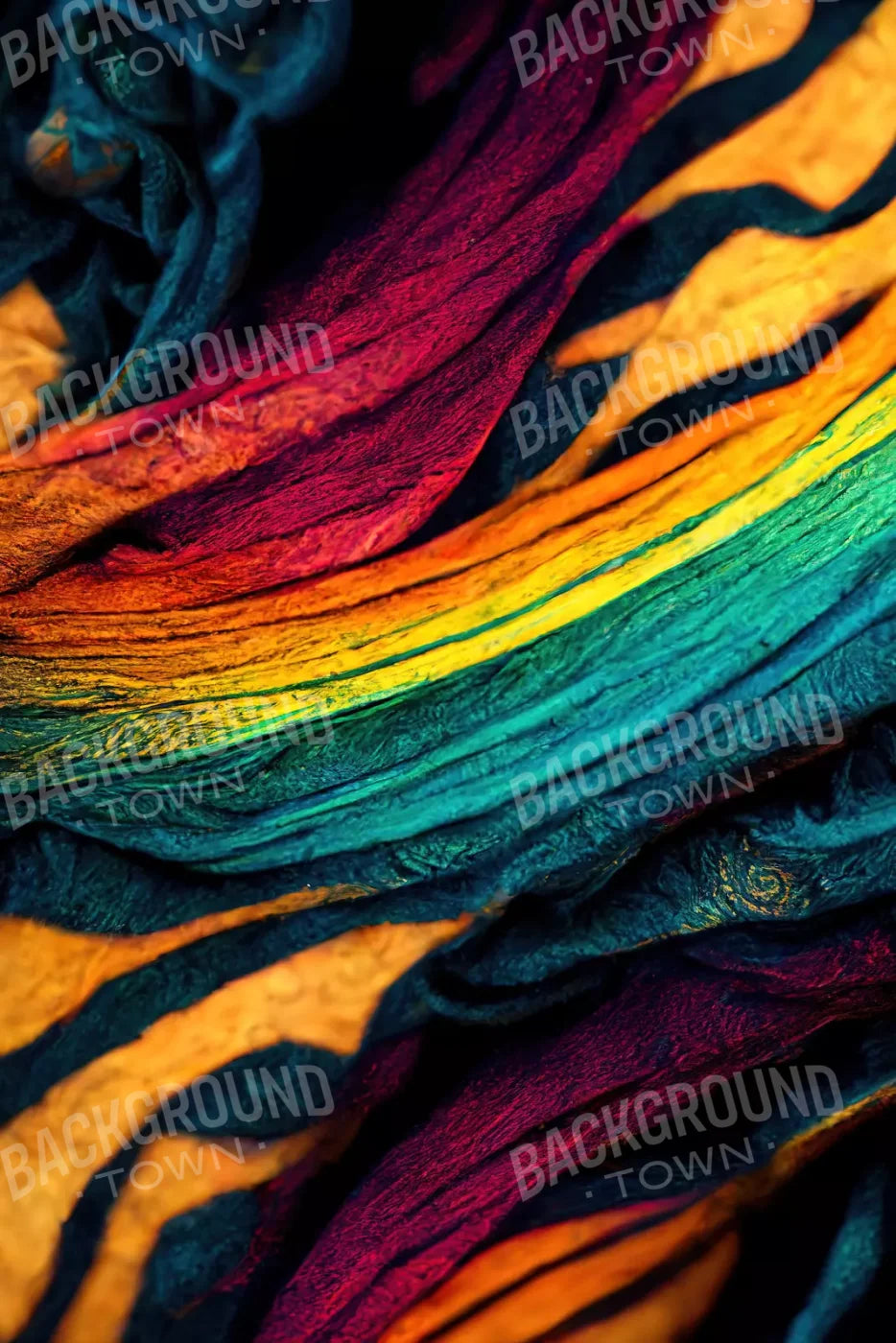 Tie Dye Pride 5X8 Ultracloth ( 60 X 96 Inch ) Backdrop