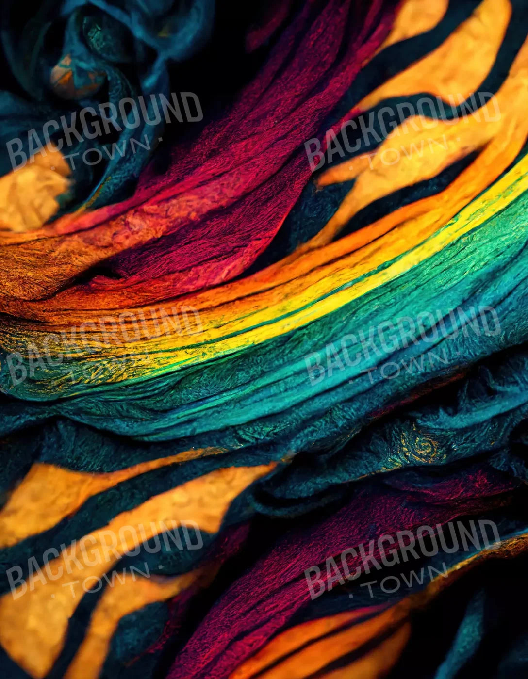 Tie Dye Pride 6X8 Fleece ( 72 X 96 Inch ) Backdrop