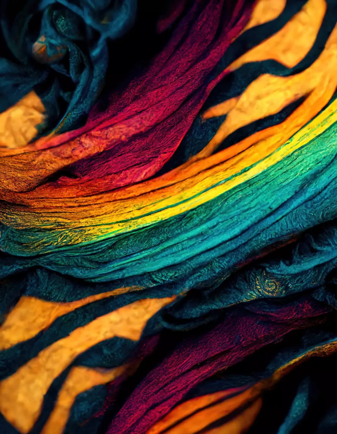 Tie Dye Pride 6X8 Fleece ( 72 X 96 Inch ) Backdrop