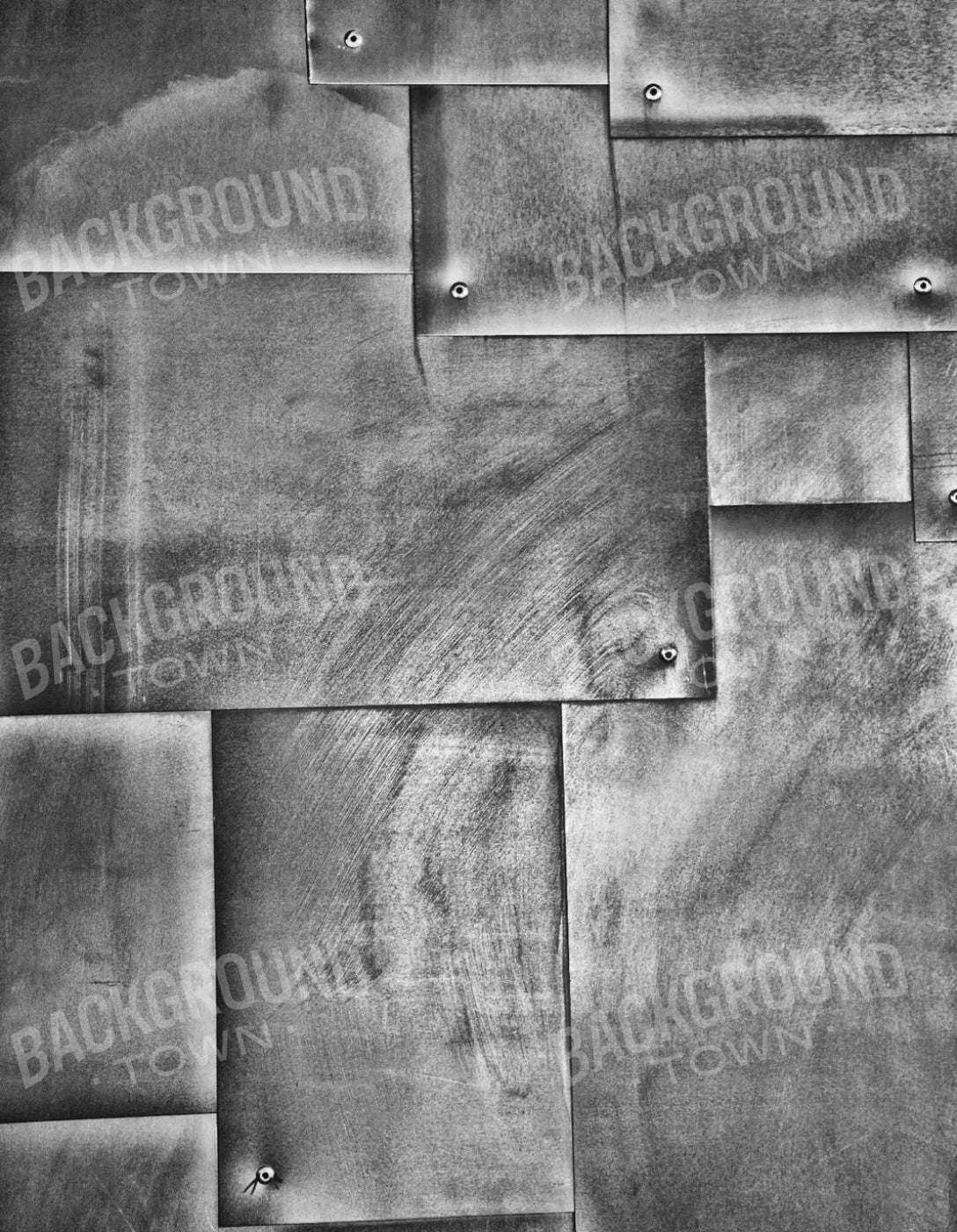 Tin Patch Black And White 6’X8’ Fleece (72 X 96 Inch) Backdrop