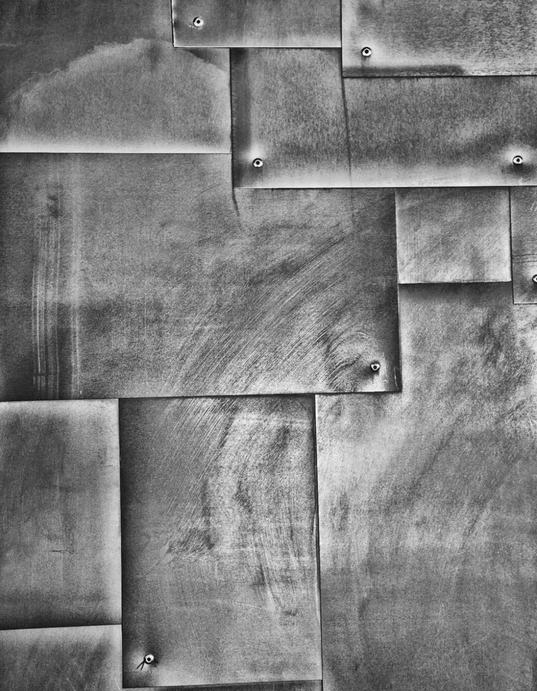 Tin Patch Black And White 6’X8’ Fleece (72 X 96 Inch) Backdrop