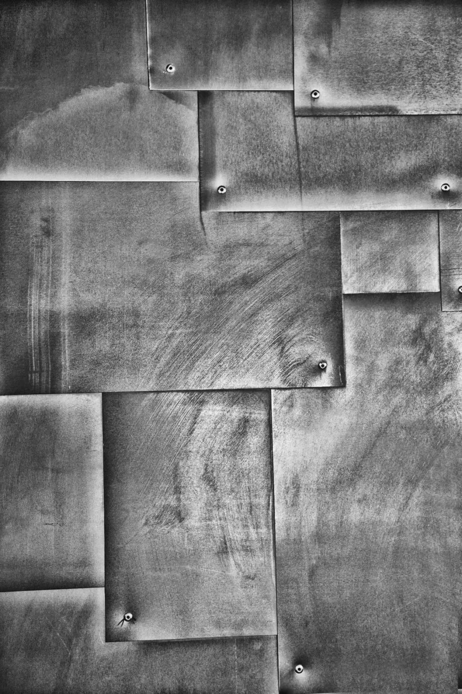 Tin Patch Black And White Backdrop
