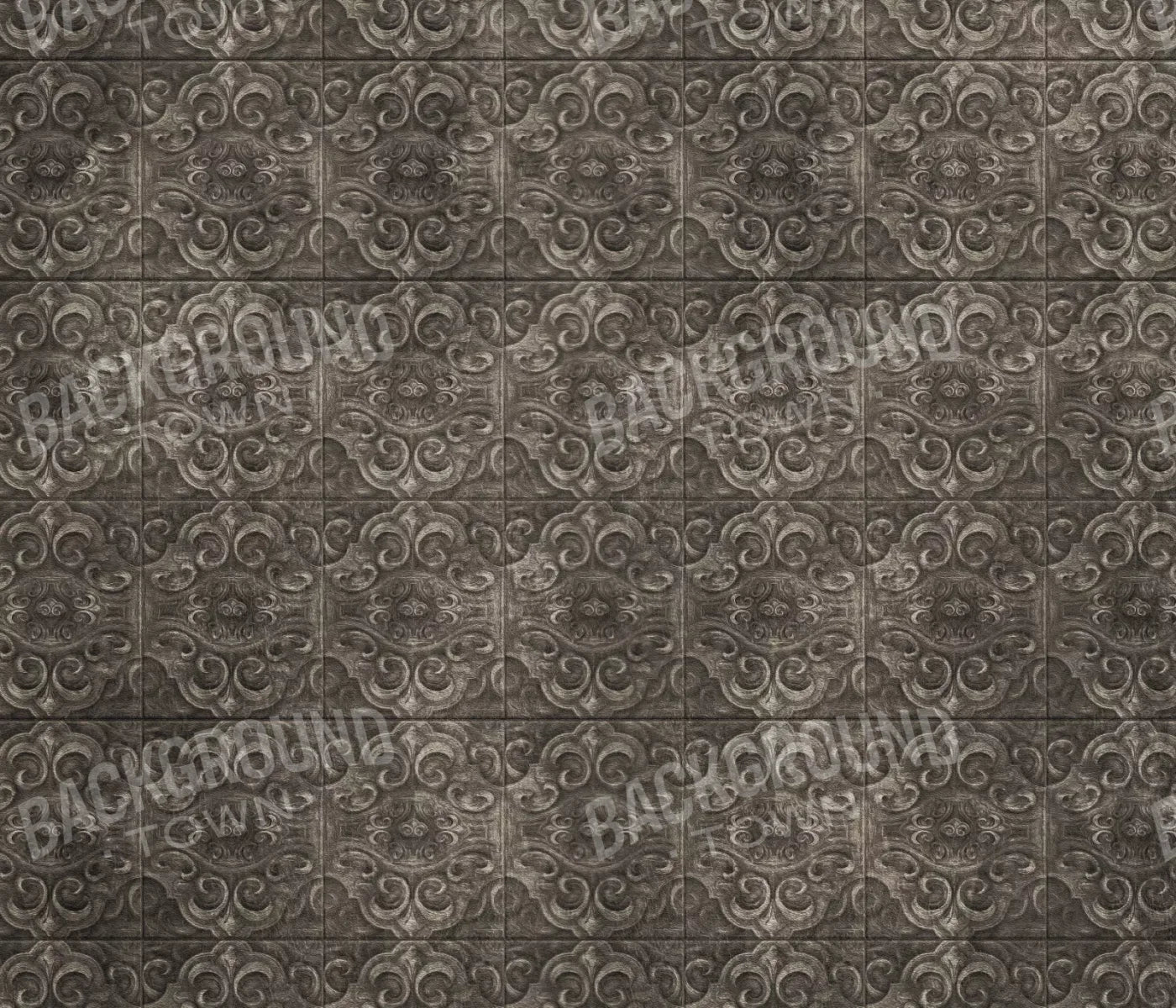 Tin Tile 12’X10’ Ultracloth (144 X 120 Inch) Backdrop