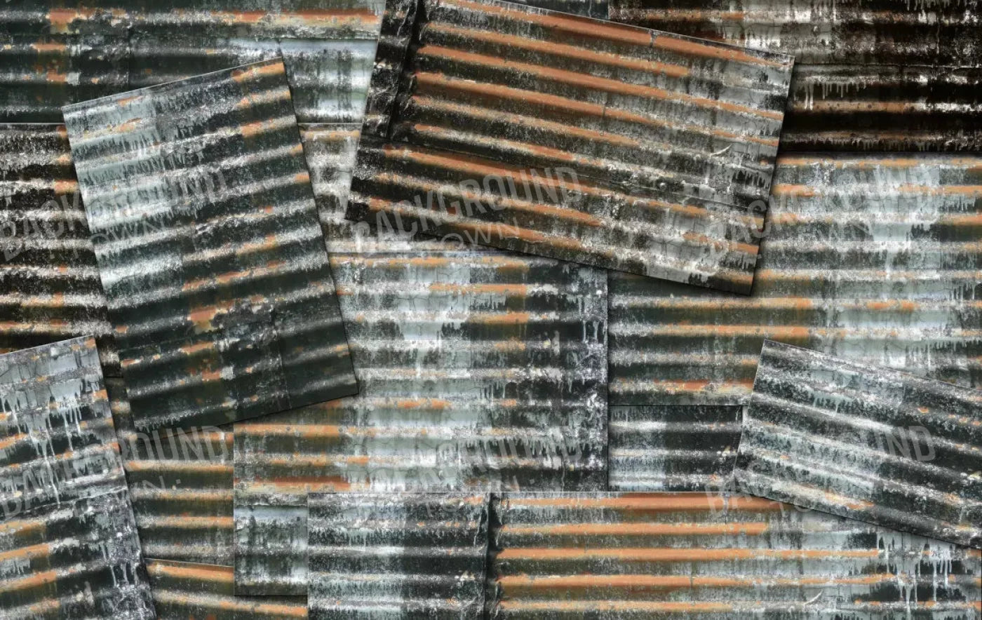 Tin Wall 16X10 Ultracloth ( 192 X 120 Inch ) Backdrop