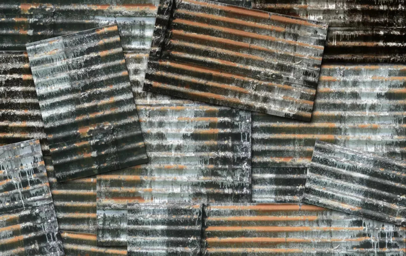 Tin Wall 16X10 Ultracloth ( 192 X 120 Inch ) Backdrop