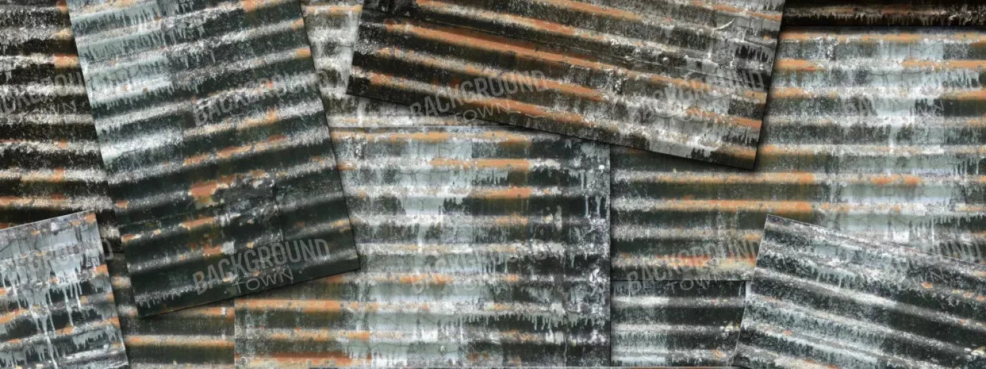 Tin Wall 20X8 Ultracloth ( 240 X 96 Inch ) Backdrop