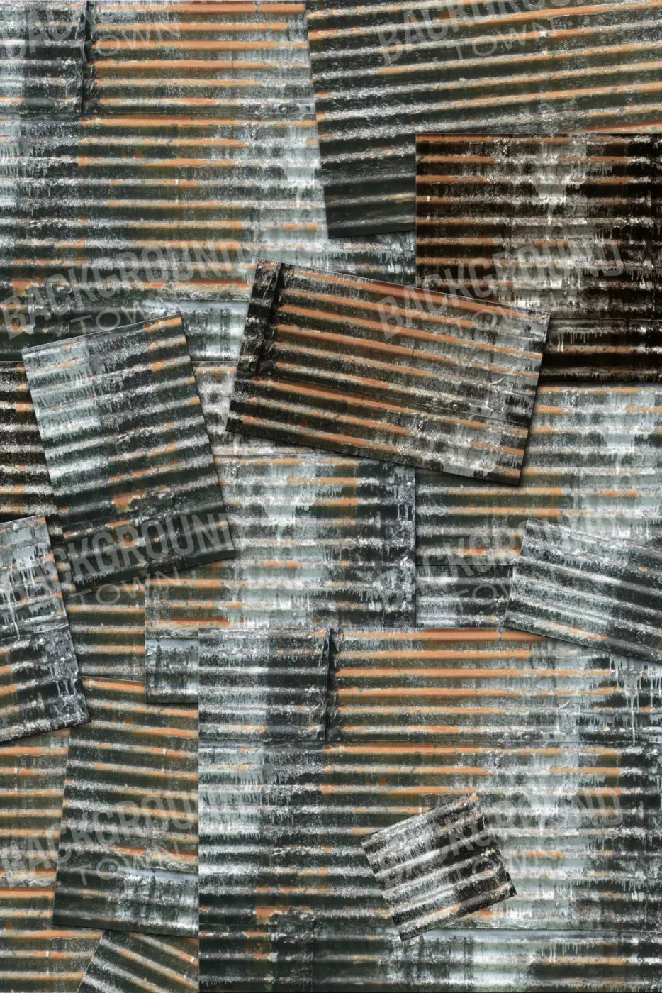 Tin Wall 5X8 Ultracloth ( 60 X 96 Inch ) Backdrop