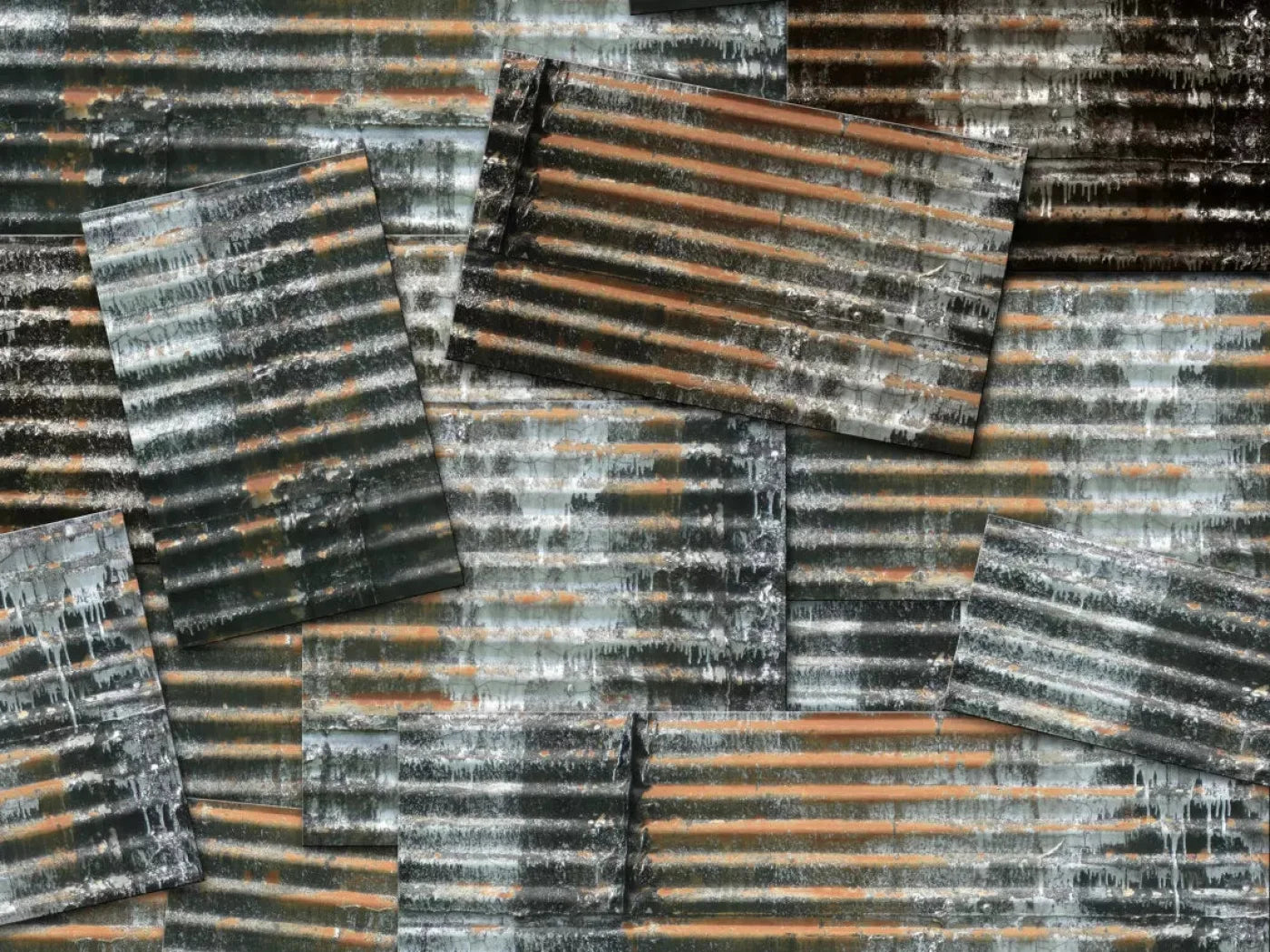 Tin Wall 7X5 Ultracloth ( 84 X 60 Inch ) Backdrop