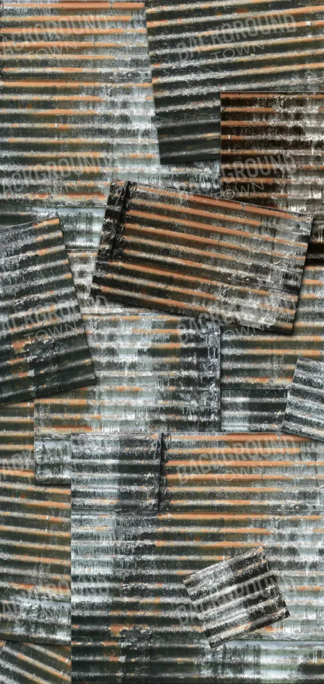 Tin Wall 8X16 Ultracloth ( 96 X 192 Inch ) Backdrop