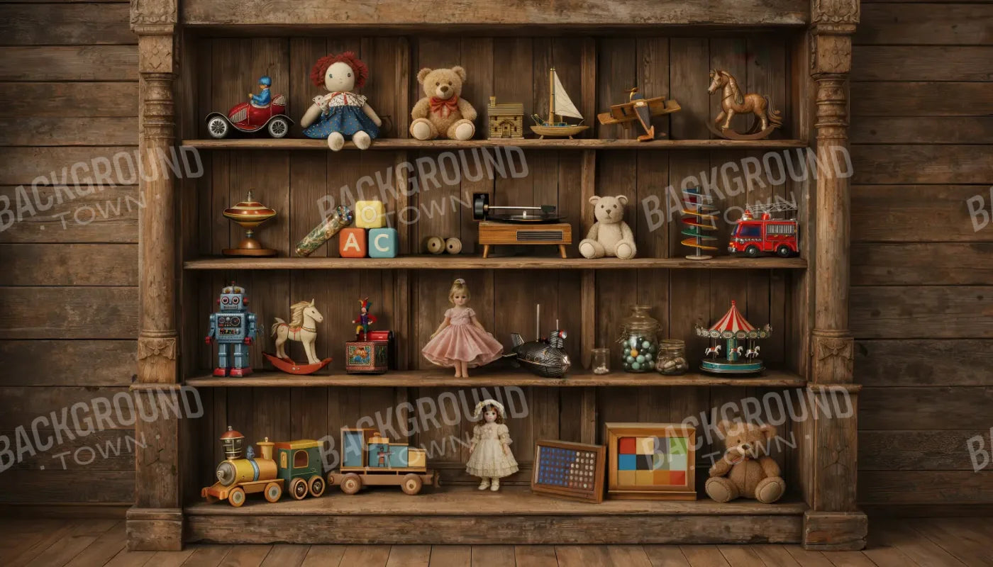 Toys In The Attic 14’x8’ UltraCloth (168 x 96 inch) Backdrop