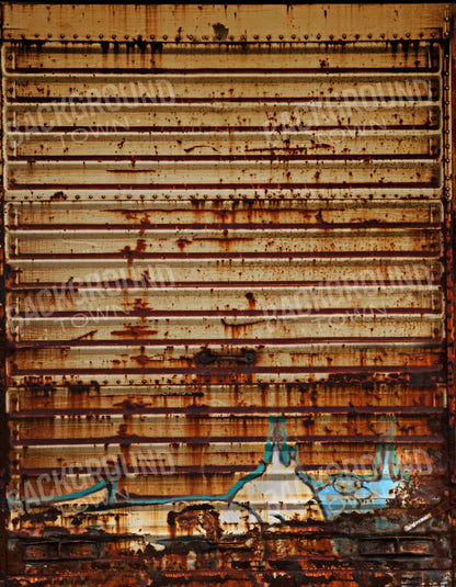 Train Car 6X8 Fleece ( 72 X 96 Inch ) Backdrop