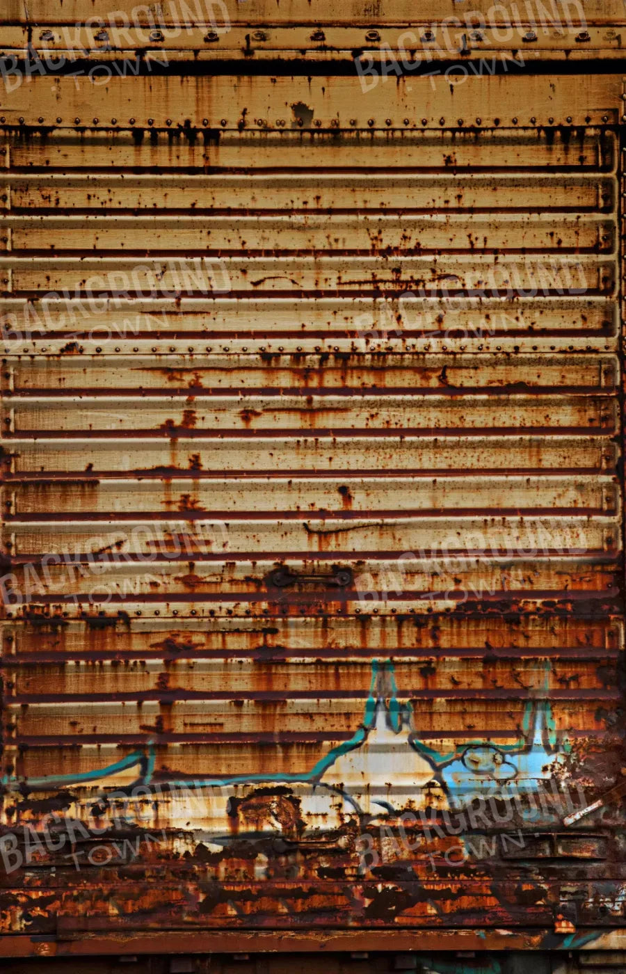 Train Car 8X12 Ultracloth ( 96 X 144 Inch ) Backdrop