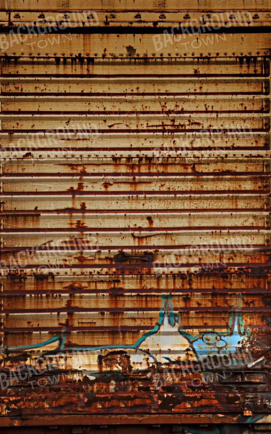 Train Car 9X14 Ultracloth ( 108 X 168 Inch ) Backdrop