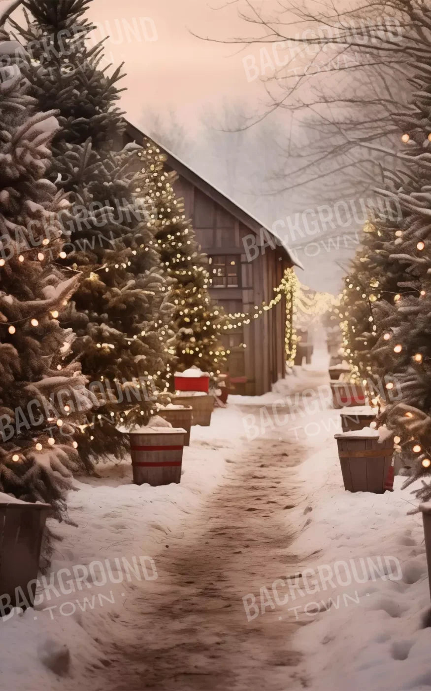 Tree Farm 2 5X8 Ultracloth ( 60 X 96 Inch ) Backdrop