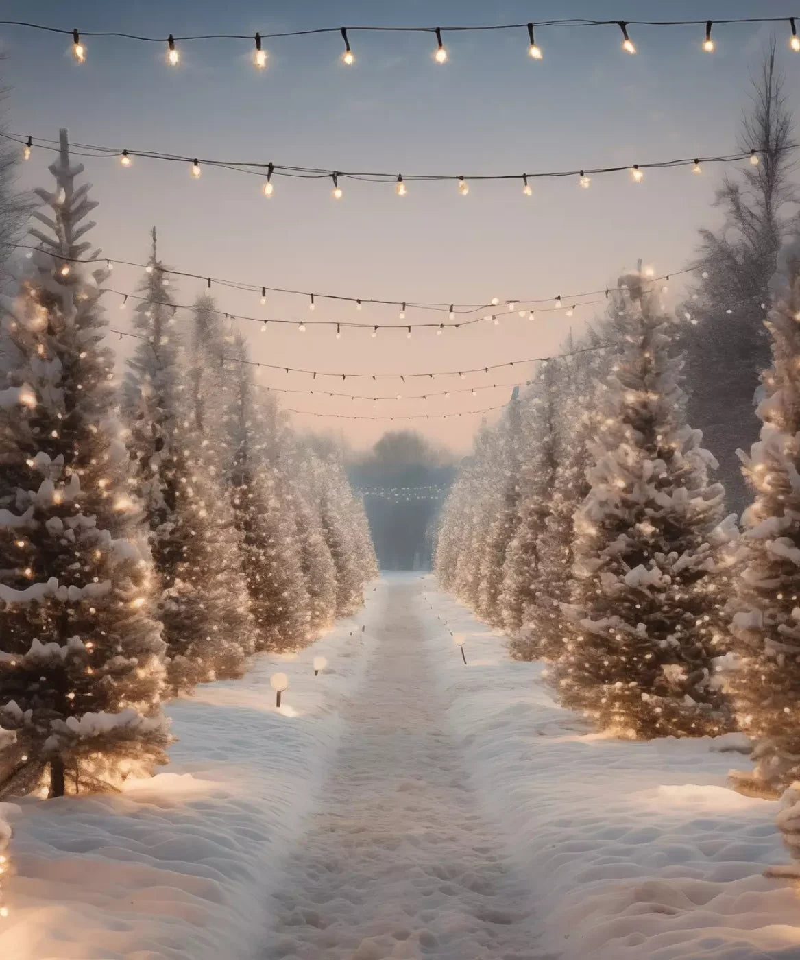 Tree Farm 3 10X12 Ultracloth ( 120 X 144 Inch ) Backdrop