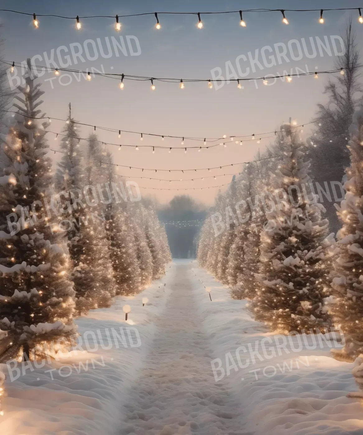 Tree Farm 3 10X12 Ultracloth ( 120 X 144 Inch ) Backdrop