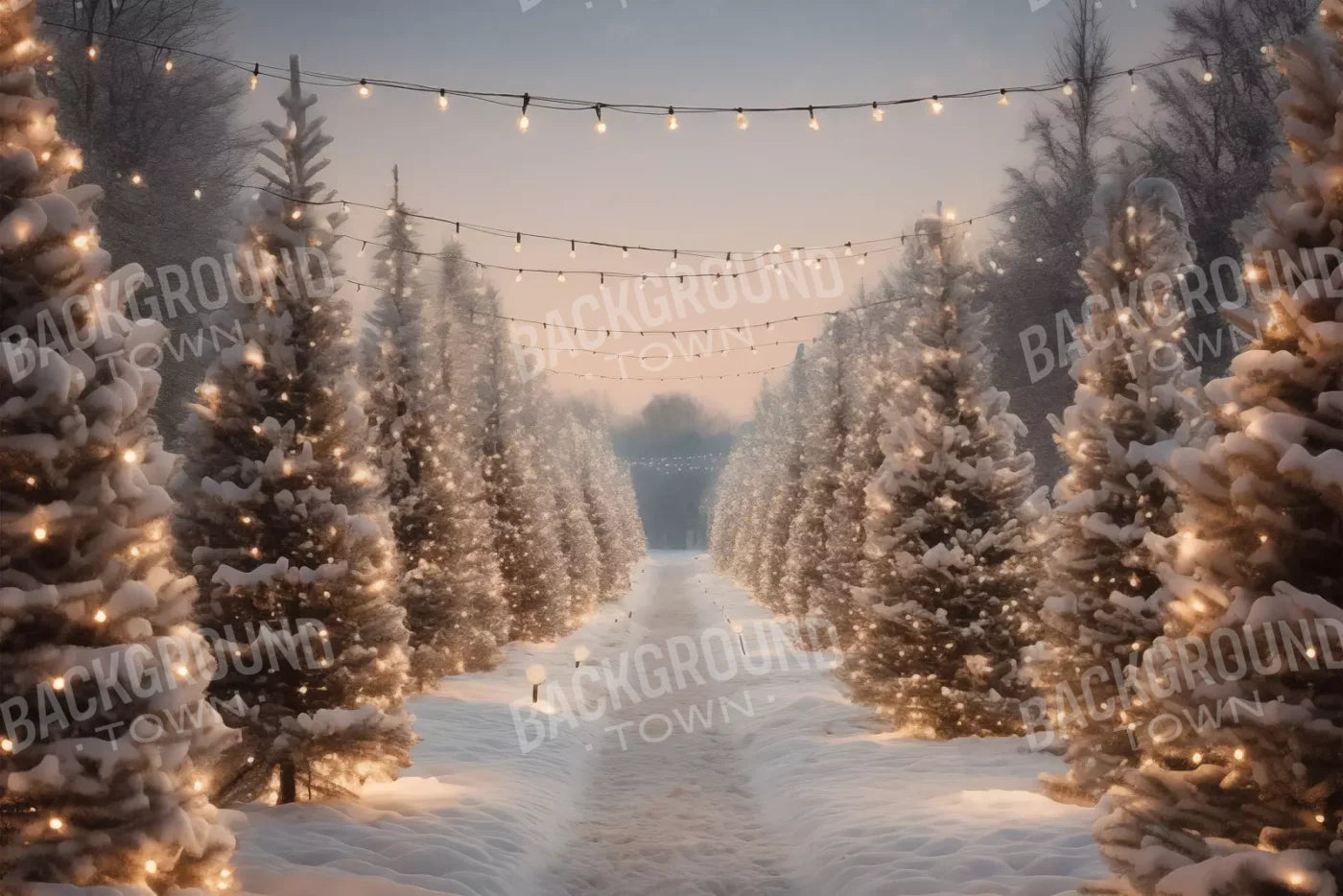 Tree Farm 3 12X8 Ultracloth ( 144 X 96 Inch ) Backdrop