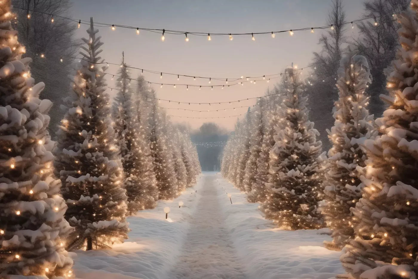 Tree Farm 3 12X8 Ultracloth ( 144 X 96 Inch ) Backdrop