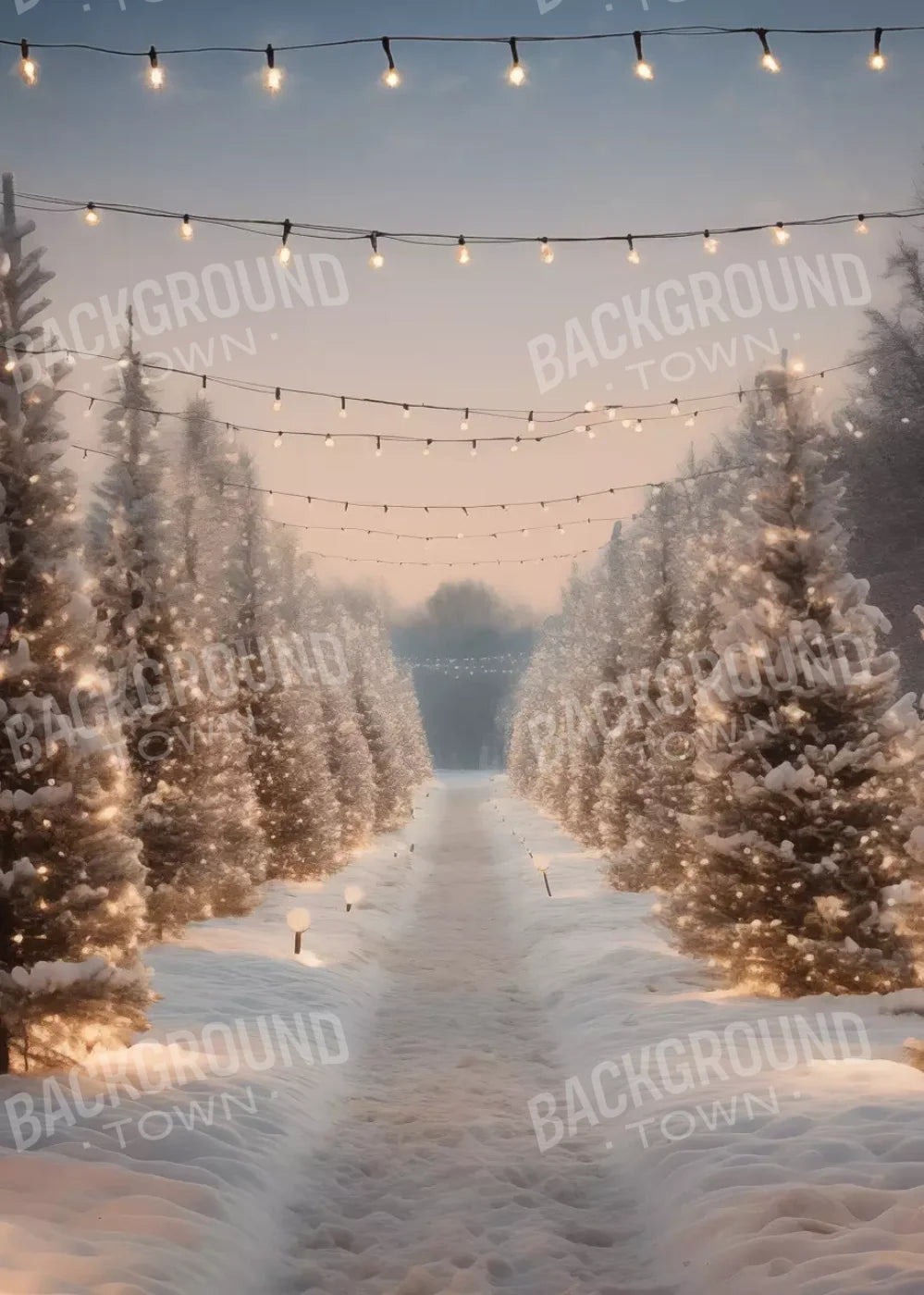 Tree Farm 3 5X7 Ultracloth ( 60 X 84 Inch ) Backdrop