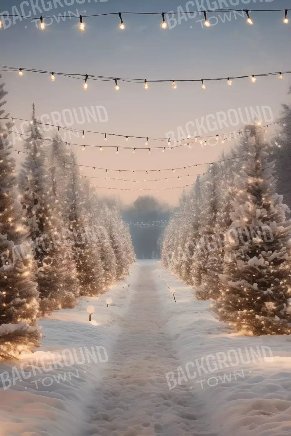 Tree Farm 3 8X12 Ultracloth ( 96 X 144 Inch ) Backdrop