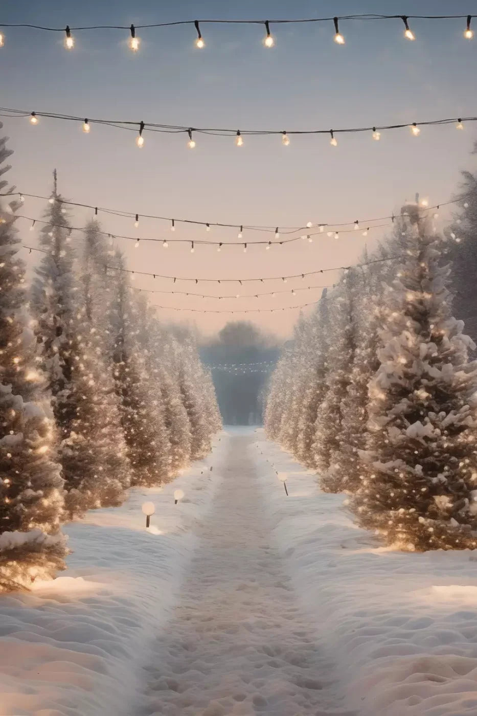 Tree Farm 3 8X12 Ultracloth ( 96 X 144 Inch ) Backdrop