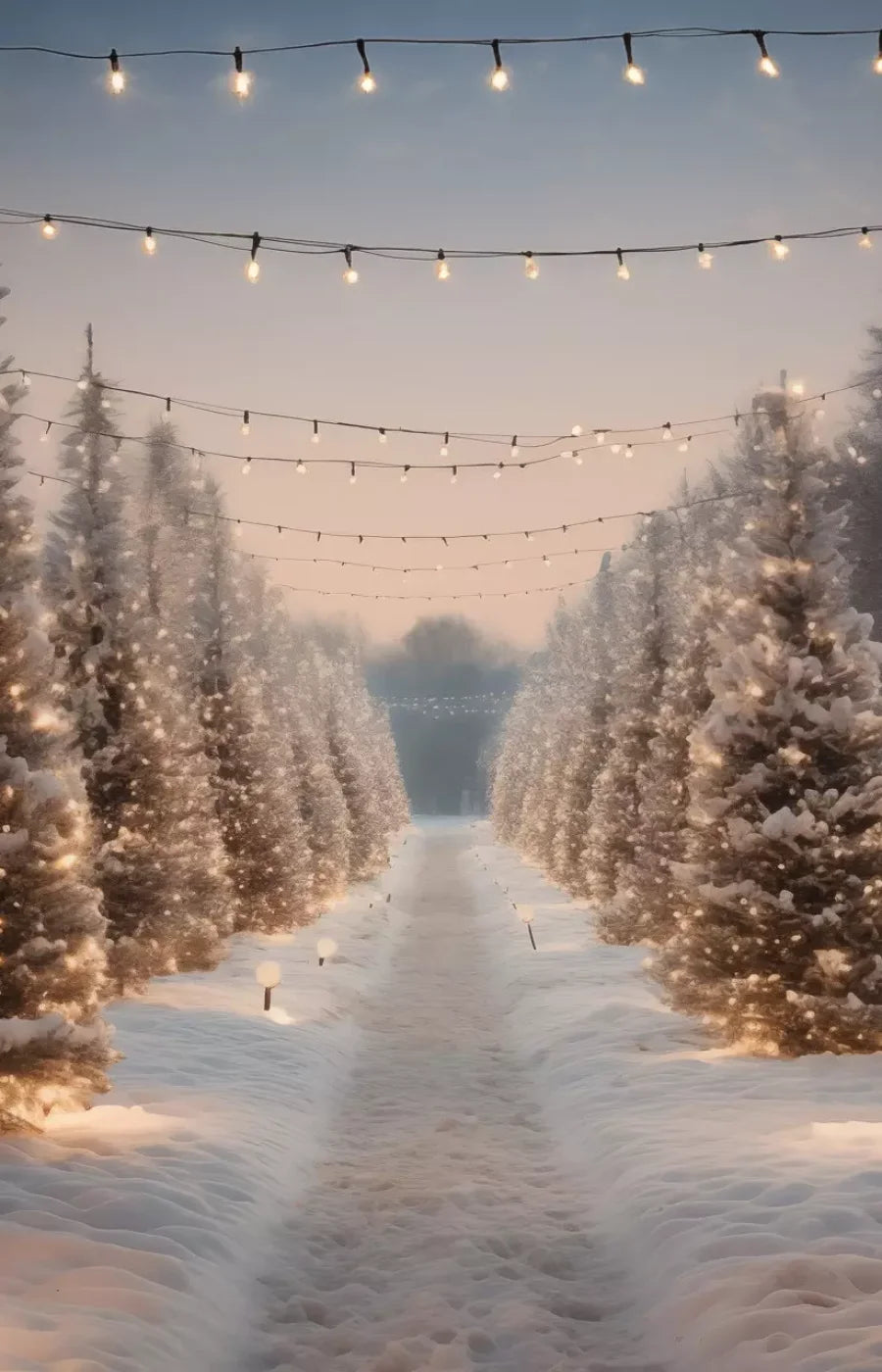 Tree Farm 3 9X14 Ultracloth ( 108 X 168 Inch ) Backdrop