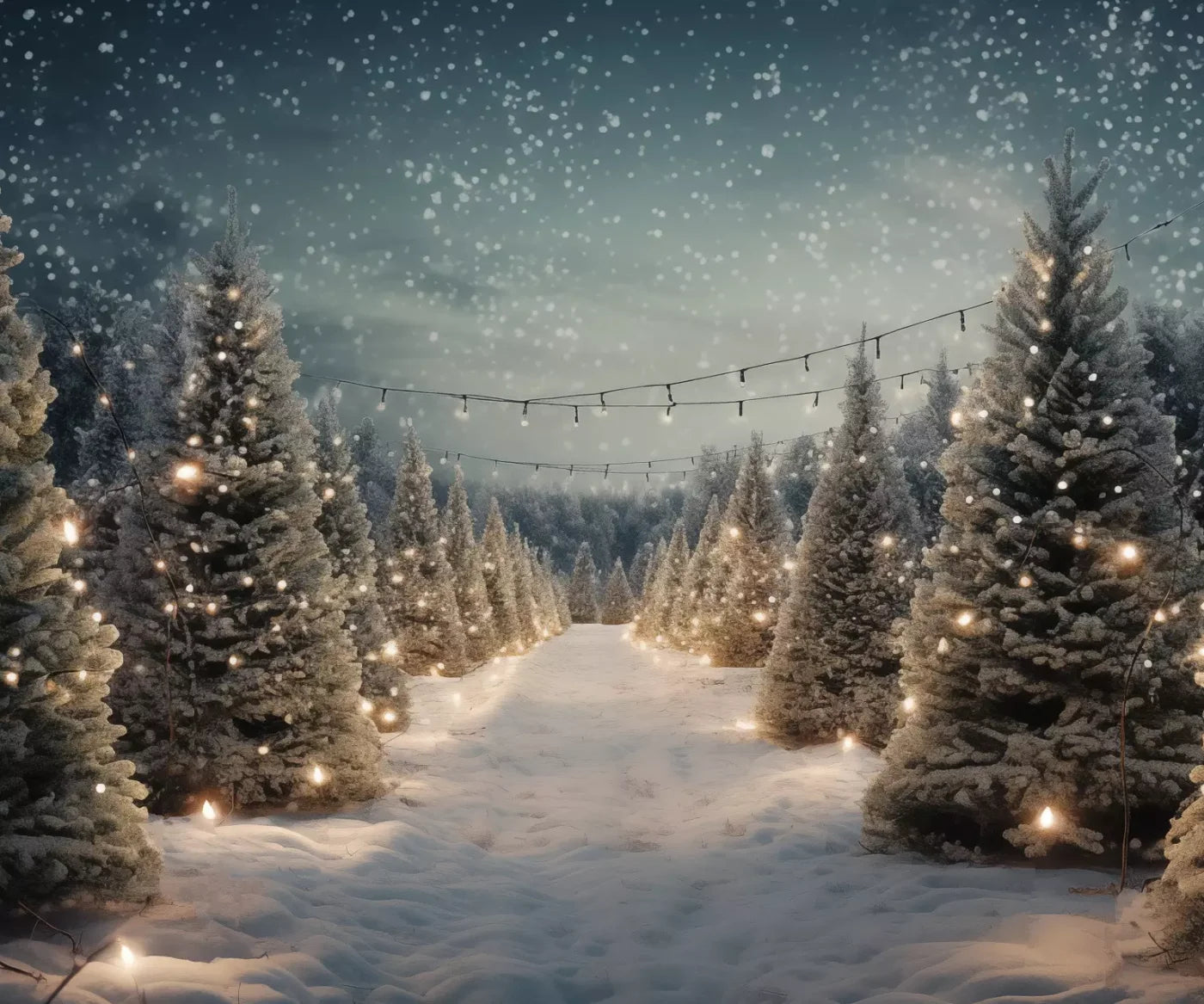 Tree Farm 4 12X10 Ultracloth ( 144 X 120 Inch ) Backdrop