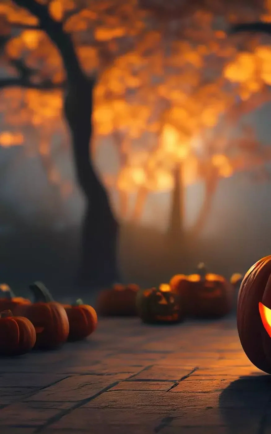 Trick Or Treat Night 10’X16’ Ultracloth (120 X 192 Inch) Backdrop