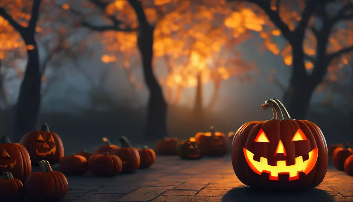 Trick Or Treat Night 14’X8’ Ultracloth (168 X 96 Inch) Backdrop