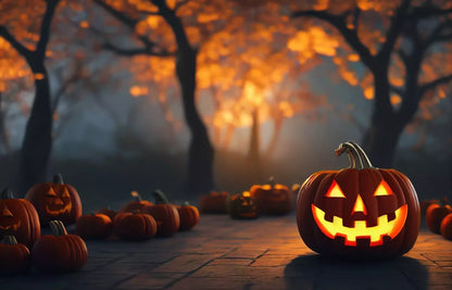 Trick Or Treat Night 14’X9’ Ultracloth (168 X 108 Inch) Backdrop