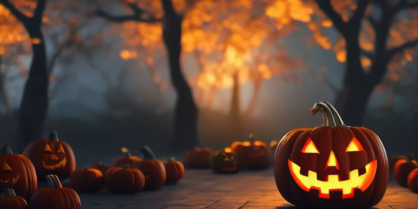 Trick Or Treat Night 20’X10’ Ultracloth (240 X 120 Inch) Backdrop