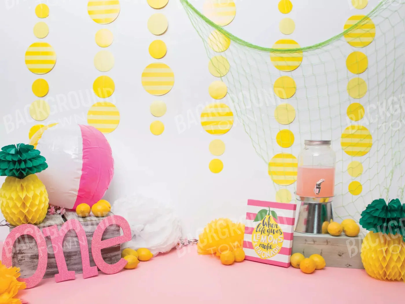 Tropical 68X5 Fleece ( 80 X 60 Inch ) Backdrop