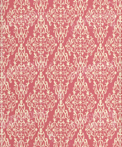 Pink Damask Backdrop for Photography
