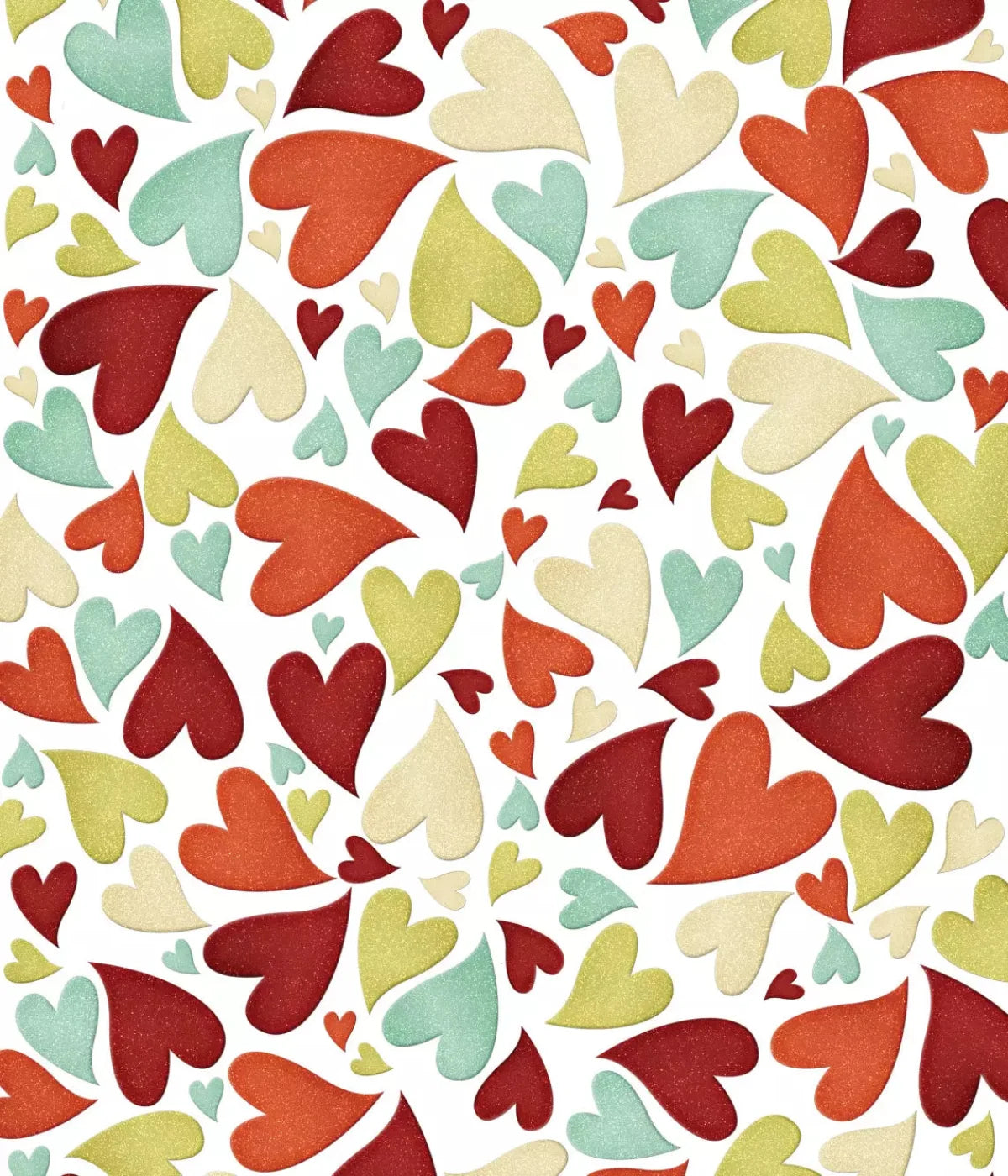 Tumbled Hearts 10X12 Ultracloth ( 120 X 144 Inch ) Backdrop