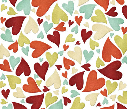 Tumbled Hearts 12X10 Ultracloth ( 144 X 120 Inch ) Backdrop