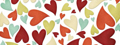 Tumbled Hearts 20X8 Ultracloth ( 240 X 96 Inch ) Backdrop