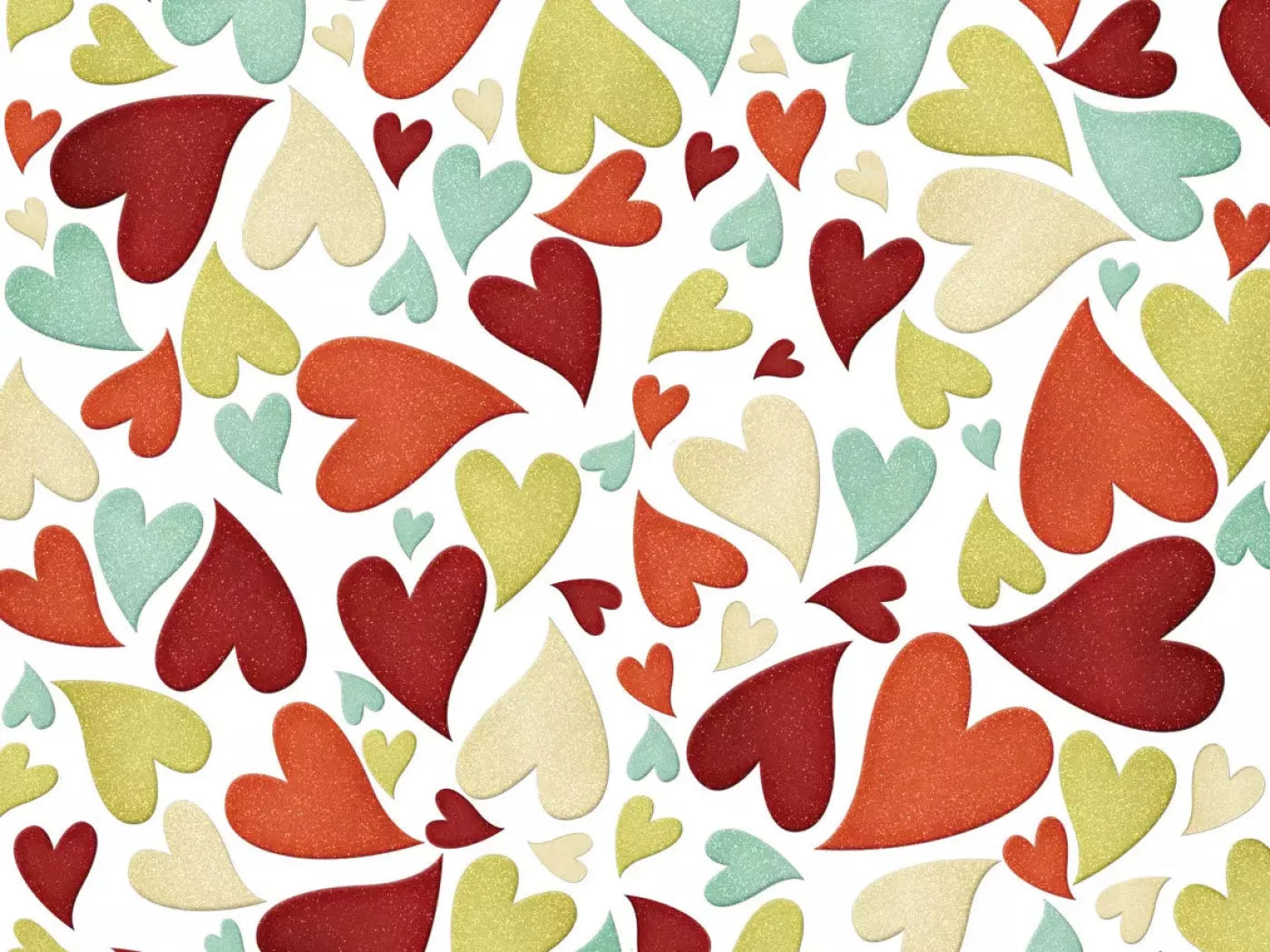 Tumbled Hearts 7X5 Ultracloth ( 84 X 60 Inch ) Backdrop