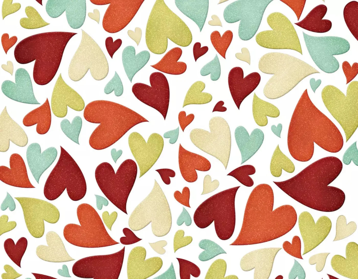 Tumbled Hearts 8X6 Fleece ( 96 X 72 Inch ) Backdrop